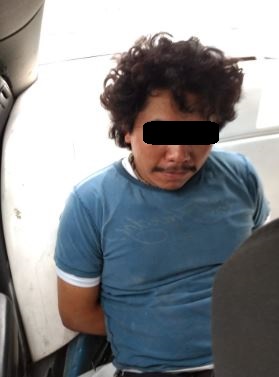 El hombre fue detenido por habitantes. (Especial)