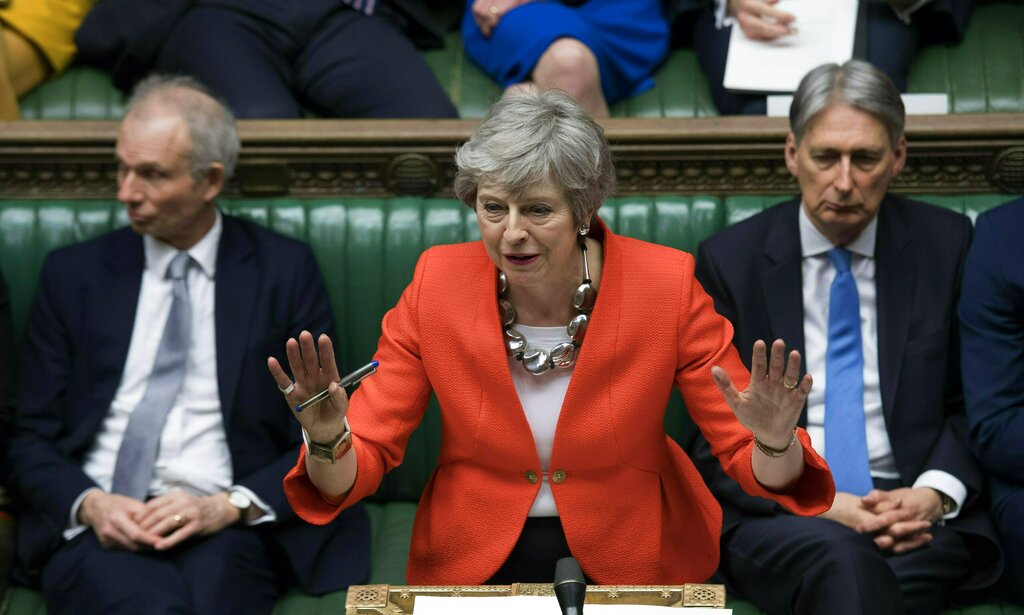 Theresa May, primera ministra británica. (AP)