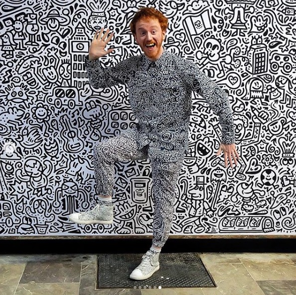 El artista británico está de visita en la Ciudad de México. (Tomada de @OImar_r.c)