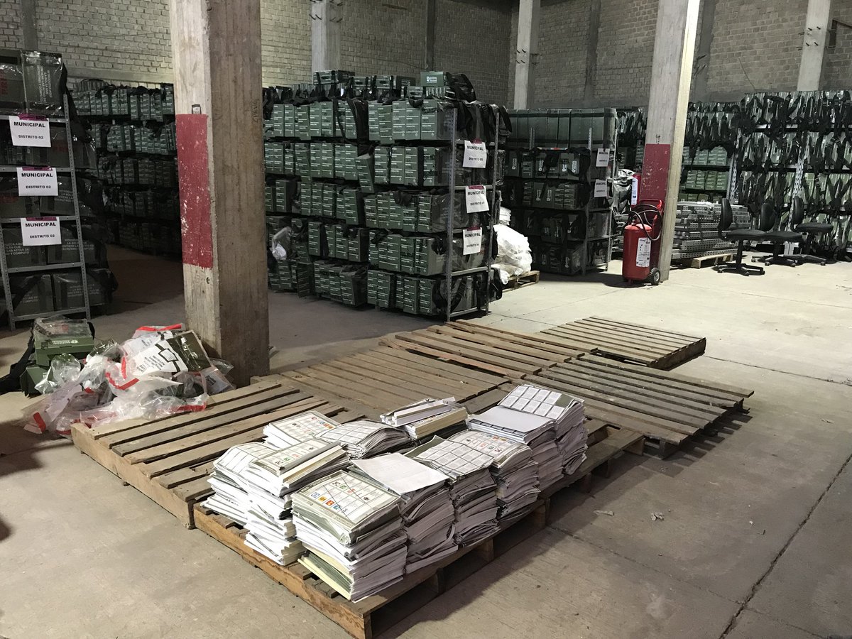 Las boletas y otra papelería suman alrededor de 110 toneladas (Tomada de Twitter @IEPCJalisco)