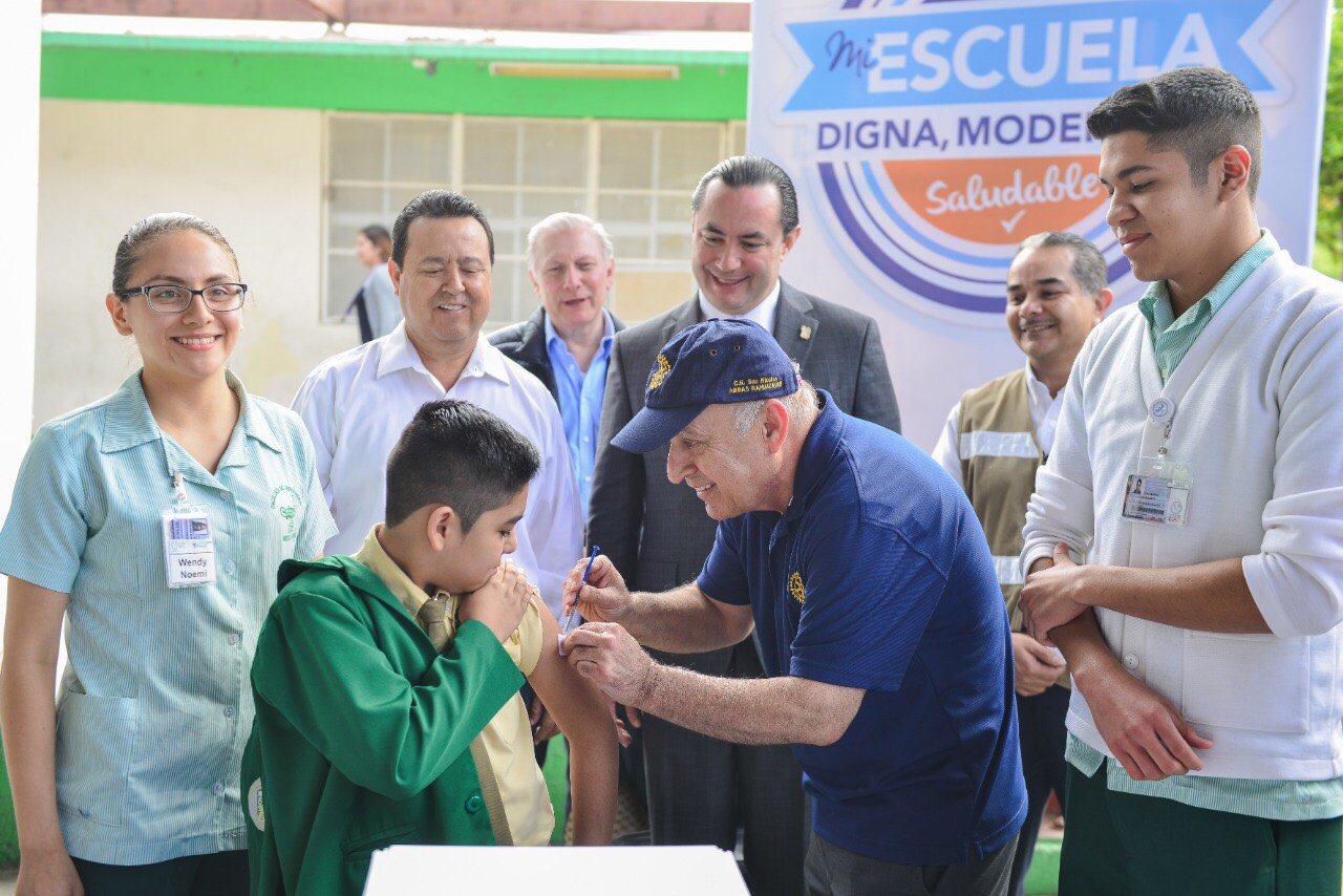 Campaña de vacunación contra VPH.