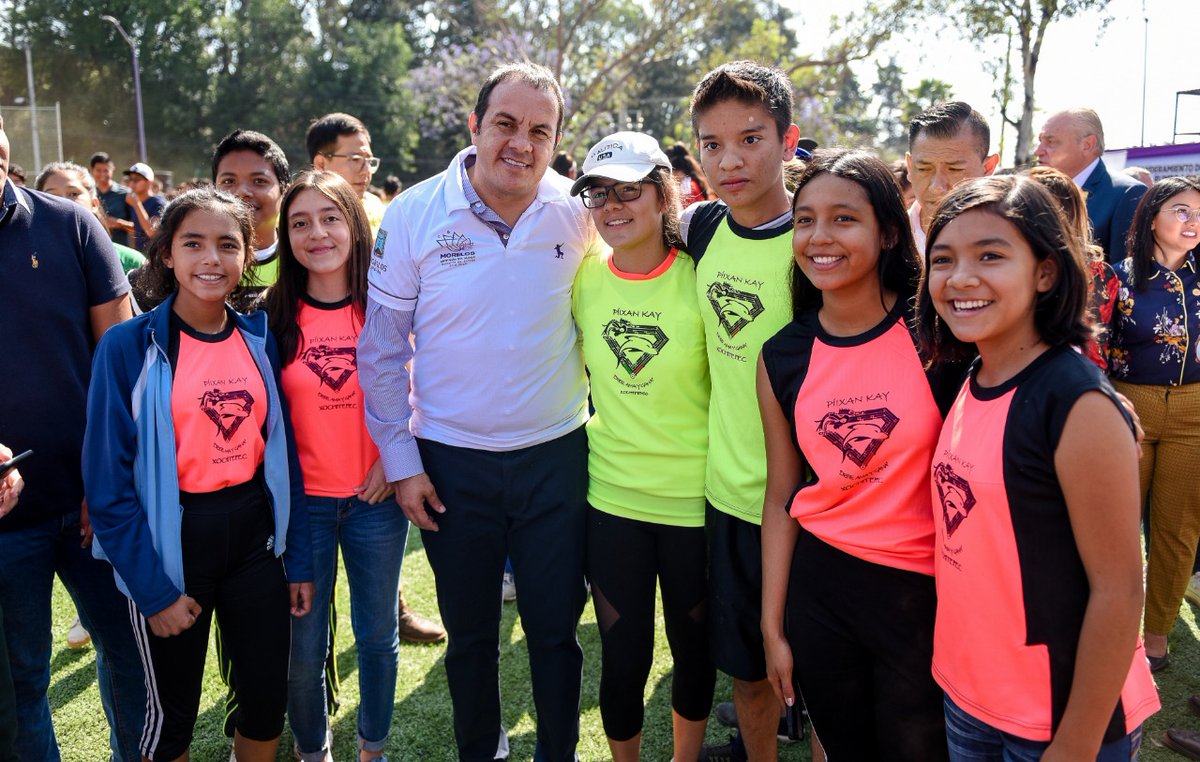 Cuauhtémoc Blanco inauguró el Torneo Estatal Deportivo INTERCECyTE 2019 (Twitter @GobiernoMorelos)