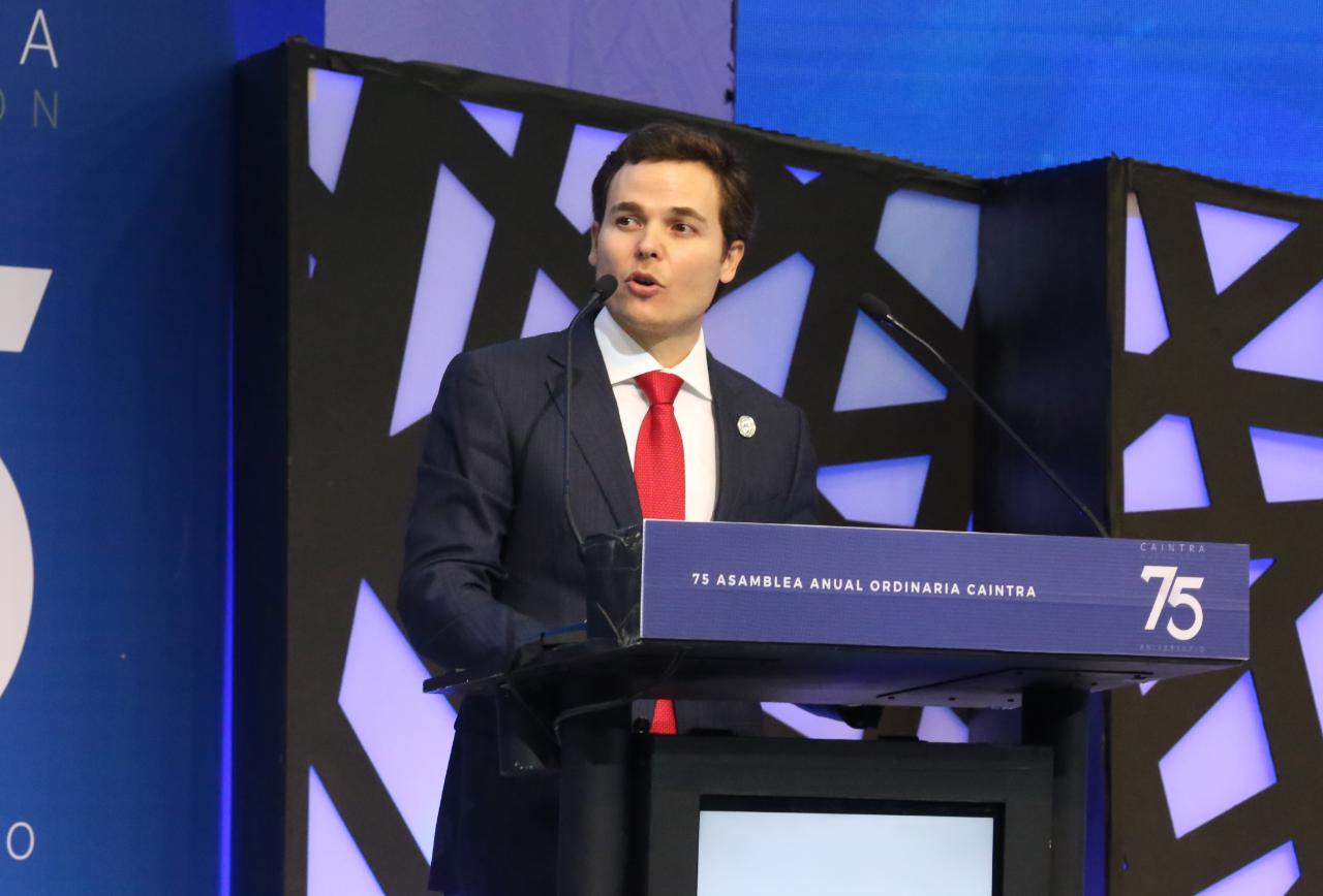 Adrián Sada Cueva, nuevo presidente de Caintra Nuevo León (Foto: Raúl Palacios).