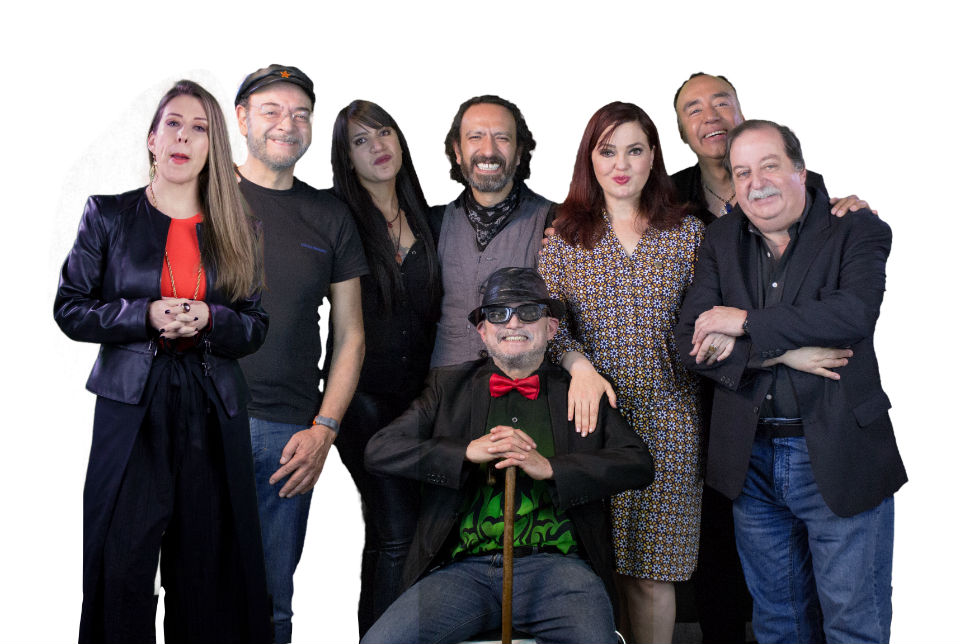 El elenco del programa 'La hora elástica'. (TVUNAM)