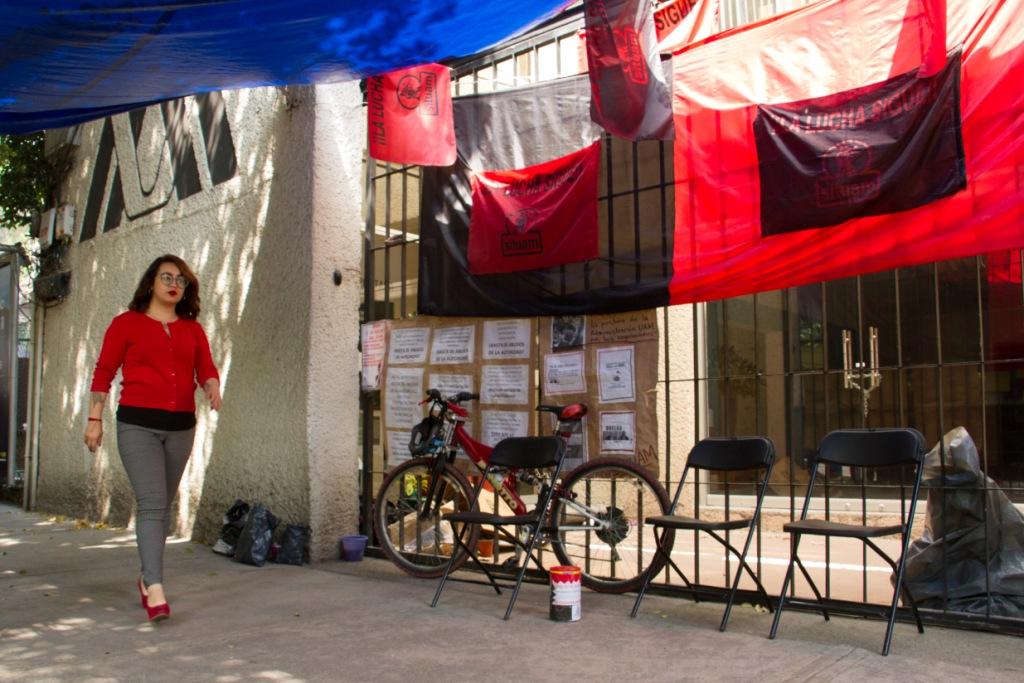 Huelga en la UAM. (Cuartoscuro)