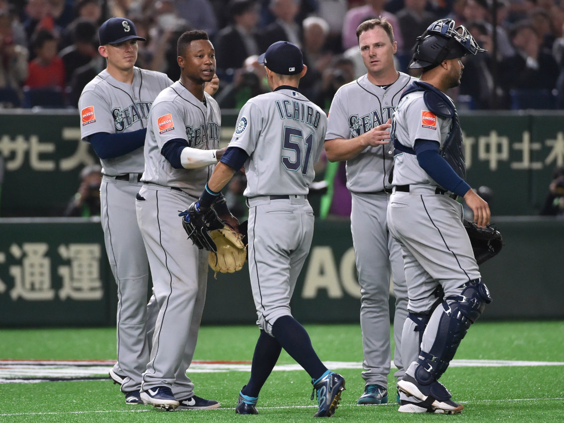 Los Marineros de Seattle se llevaron el primer duelo de temporada regular 2019 de la MLB (AFP)