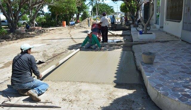 Pavimentación de calles.