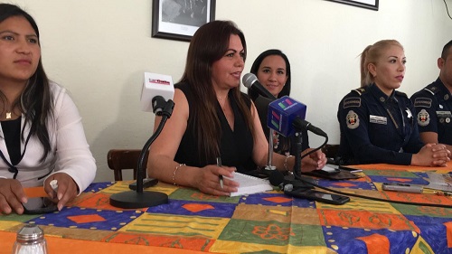 La presidenta municipal detalló la actividad. (Monserrat Mata)