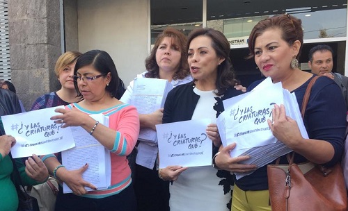 Se presentó en apoyo de los promotores. (Alicia Rivera)