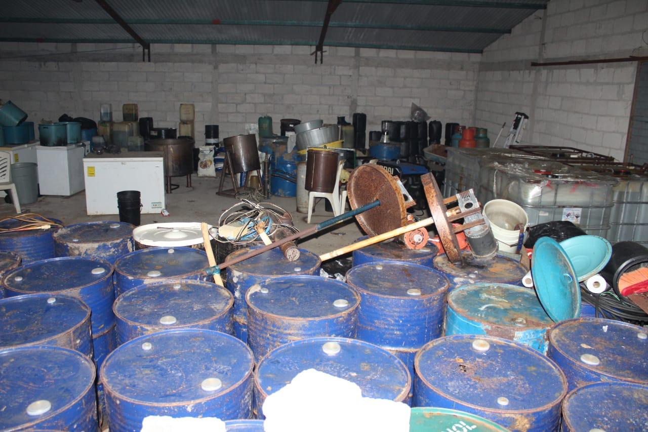 El laboratorio fue hallado por elementos de la SSP. (Especial)
