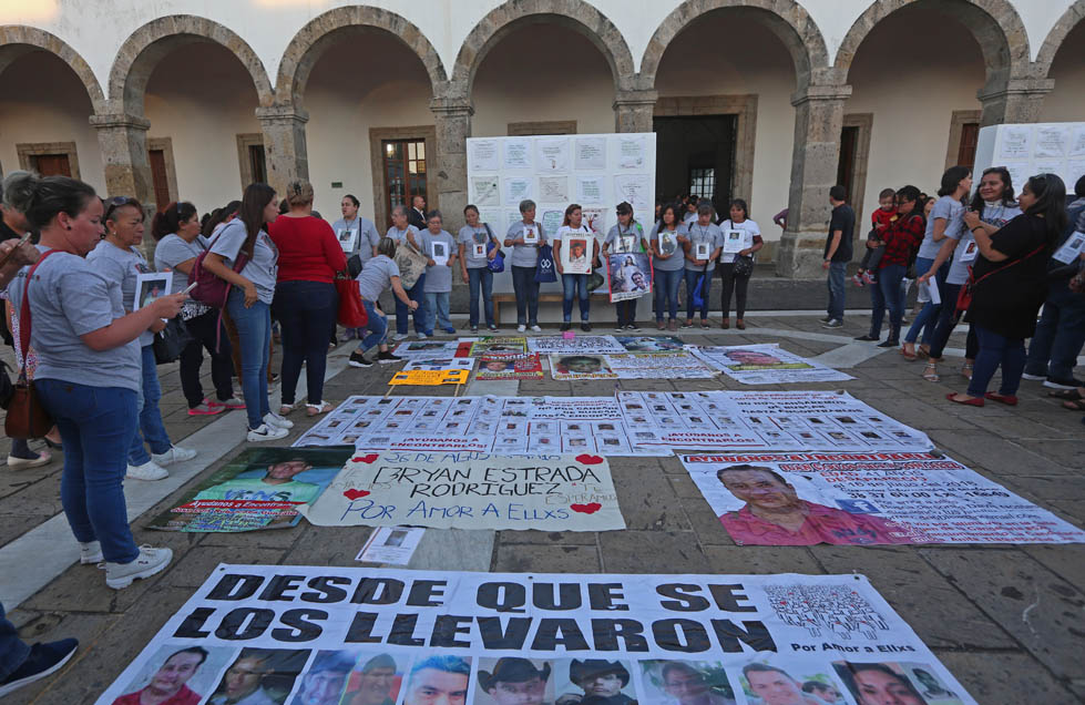Familiares de desaparecidos asistieron a la presentación de la estrategia en el Instituto Cultural Cabañas (Fernando Carranza)