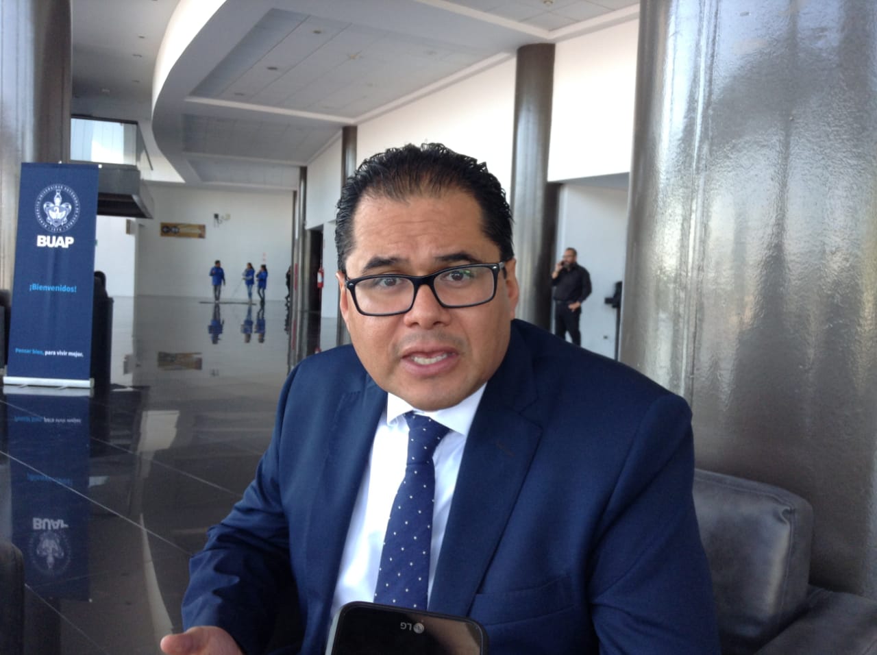 José Luis Estrada Rodríguez, académico de la Universidad Autónoma de Puebla (UAP)   (Jaime Zambrano)