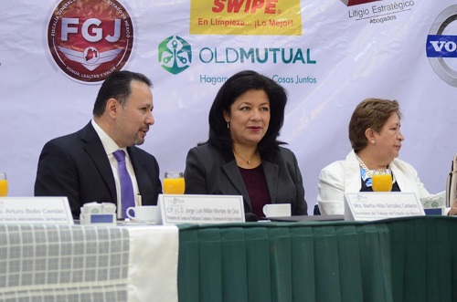 La secretaria sostuvo un encuentro con empresarios. (Alondra Ávila)