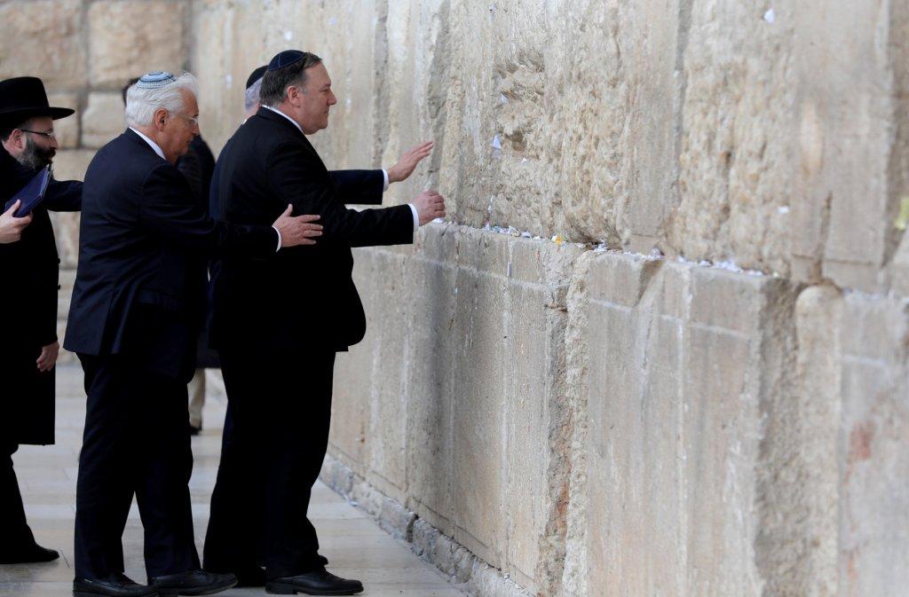 La visita de Pompeo a Israel se lleva a cabo en plena campaña de cara a las elecciones legislativas del 9 de abril. Reuters