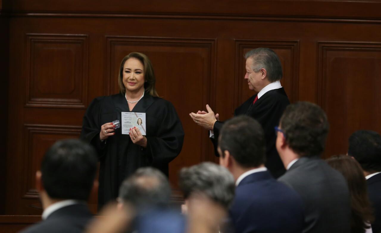 Yasmín Esquivel Mossa, ministra de la Corte. (Octavio Hoyos)