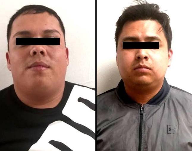 Los detenidos fueron identificados como Miguel y Mauricio, de 27 y 28 años. Foto: Especial