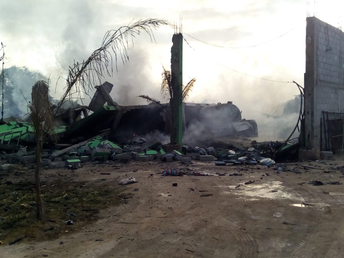 Ante la emergencia de la Junta auxiliar de San José Carpinteros, Tepeaca, se descarta incendio en ducto de Pemex (@PC_Estatal)