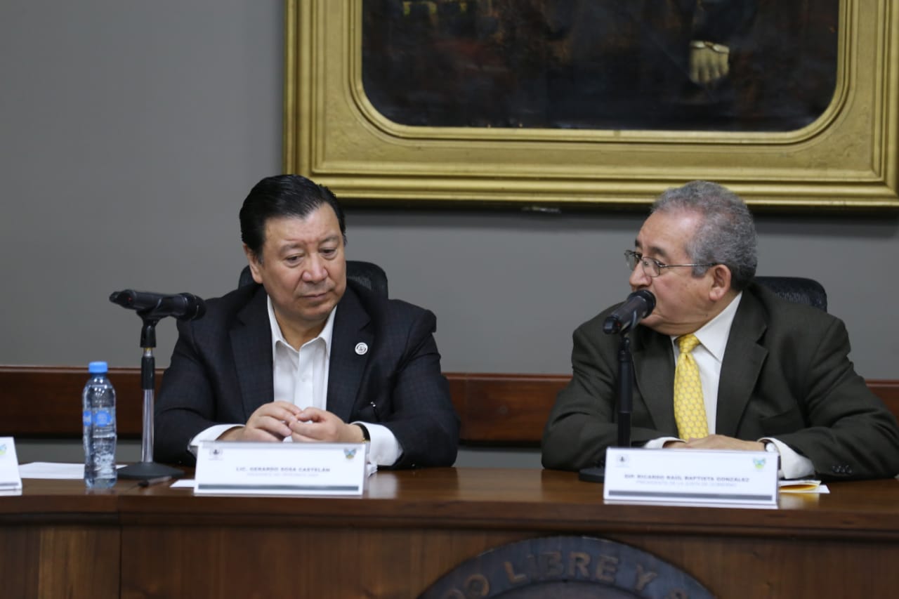 Gerardo Sosa y Ricardo Baptista.  (Jorge Sánchez)