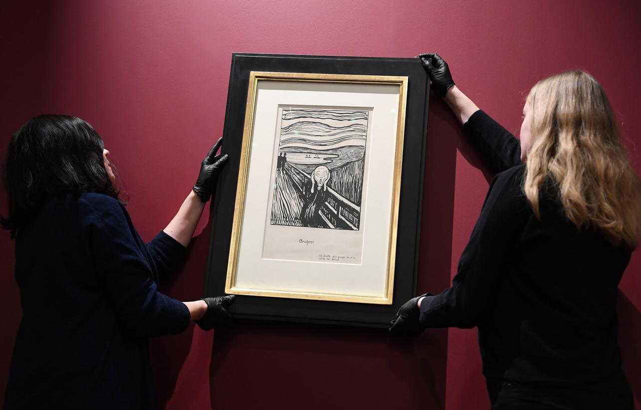El Museo Británico presenta una instalación sobre 'El Grito' de Edvard Munch (EFE).