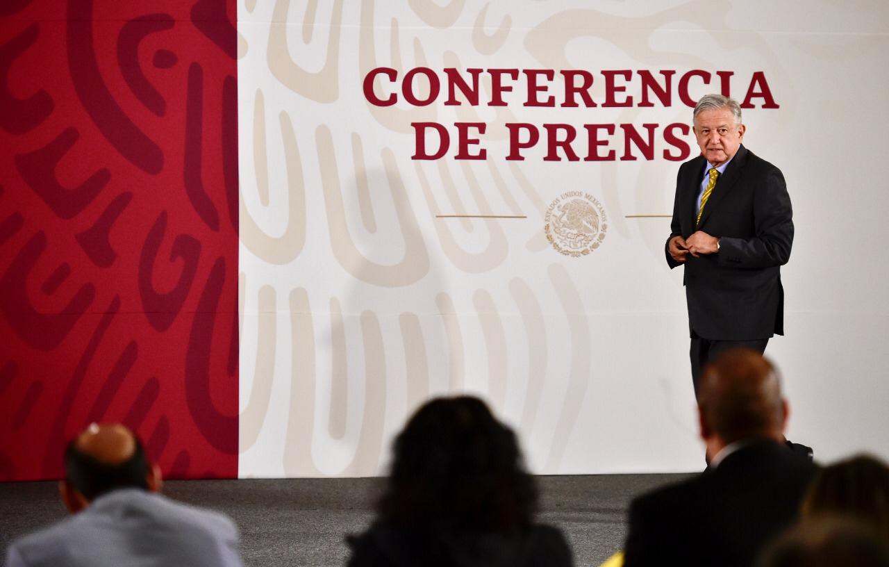 El presidente Andrés Manuel López Obrador durante su conferencia matutina (Presidencia)