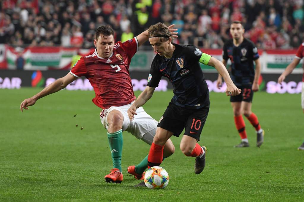 Croacia no pudo con Hungría en las eliminatorias de la Eurocopa 2020 (AFP)