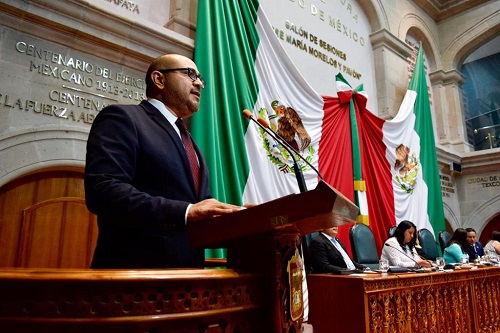 El legislador presentó el nivel de la problemática que se vive en Edomex. (Especial)