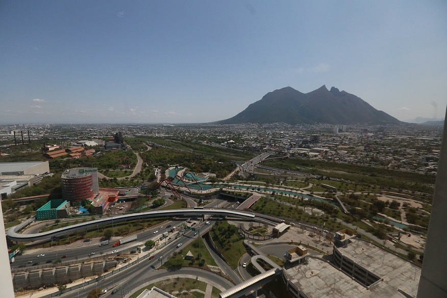 Monterrey y su área metropolitana. Foto: Leonel Rocha.