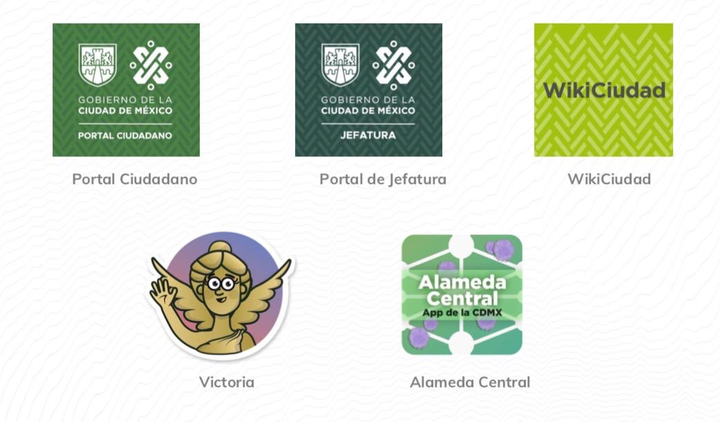 Plataformas digitales de la CdMx. (Tomada de @Claudiashein)