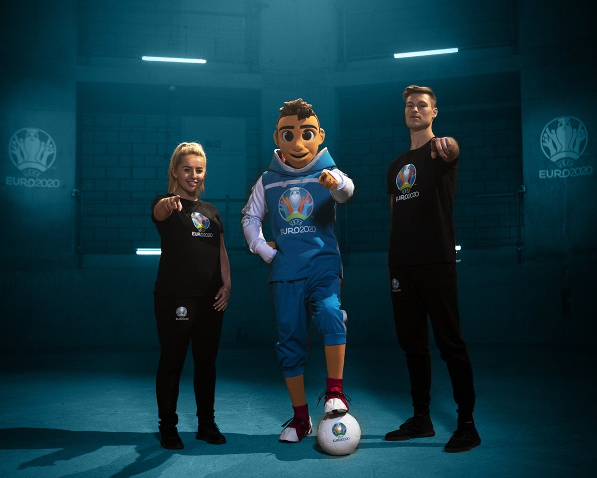 Skillzy es el nombre de la mascota de la Eurocopa 2020 (Twitter @UEFAEURO)
