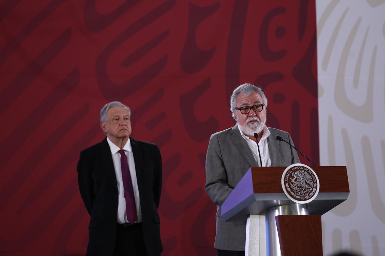 Andrés Manuel López Obrador y Alejandro Encinas. /Nelly Salas