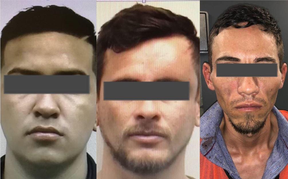 Los detenidos fueron identificados como Gilberto de 31 años, Jaime Joshimar, de 29, y Marcos Alejandro de 20 (Foto: Especial).