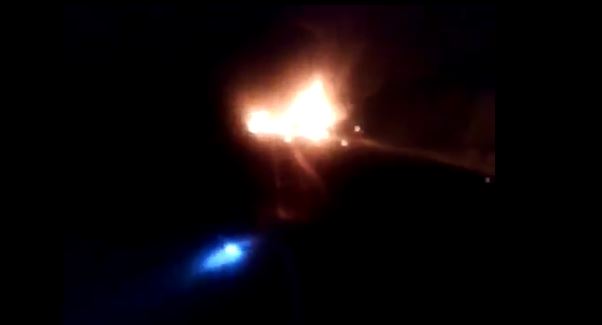 El movil se incendió.
