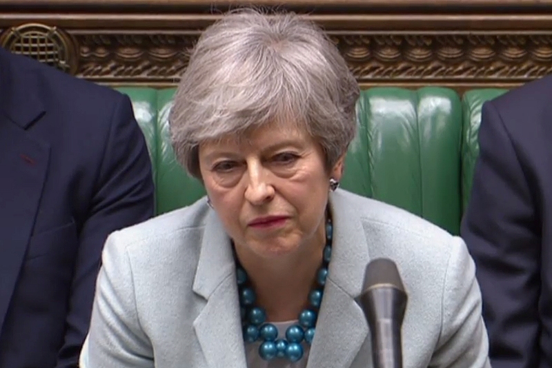 La primera ministra británica, Theresa May. (AFP)