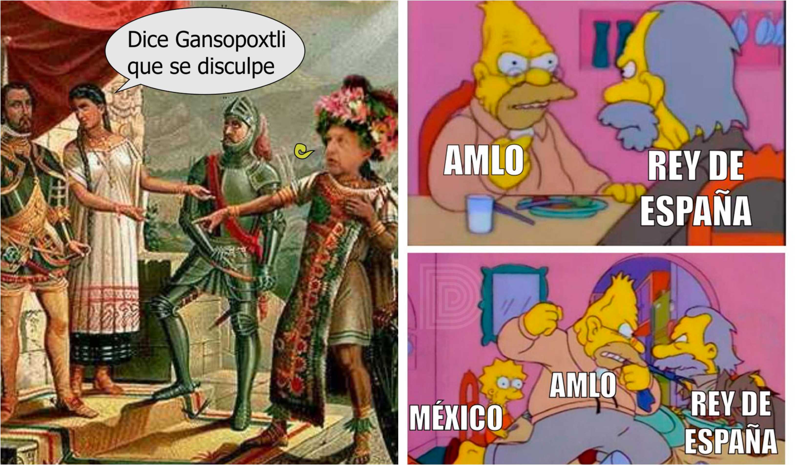 Los memes de AMLO sobre la Conquista.