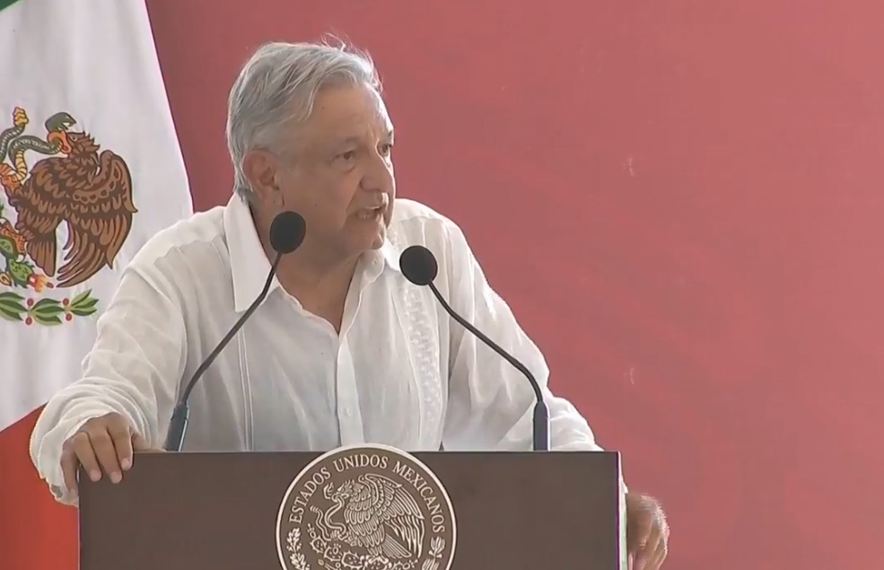 El preisdente López Obrador en Centla, Tabasco (Especial)