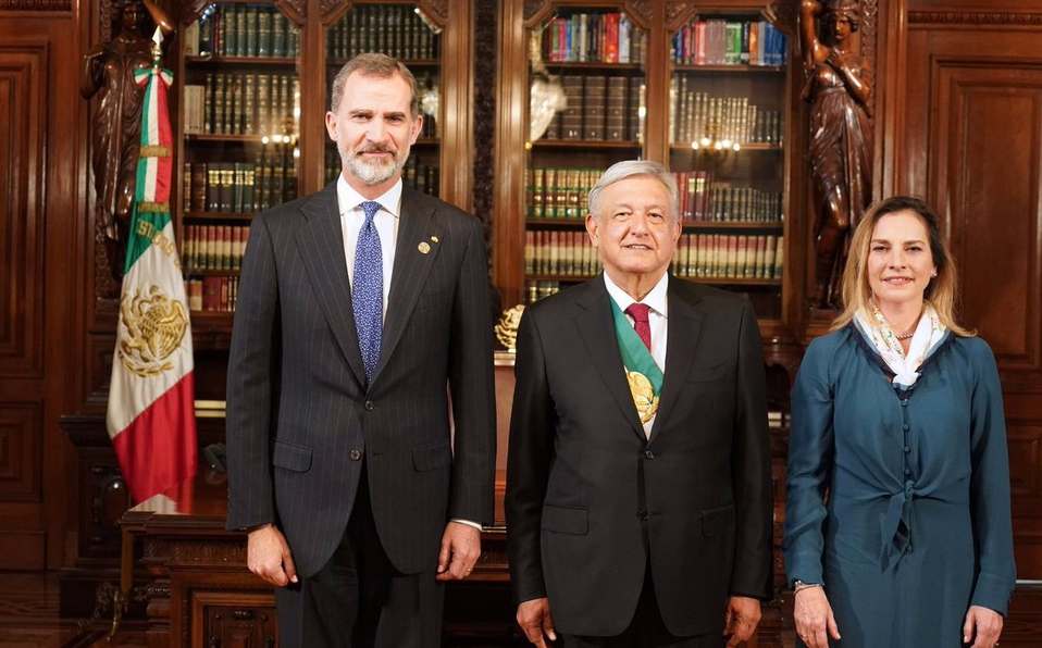 El rey Felipe de España se reunió con López Obrador tras su toma de protesta. (Archivo)