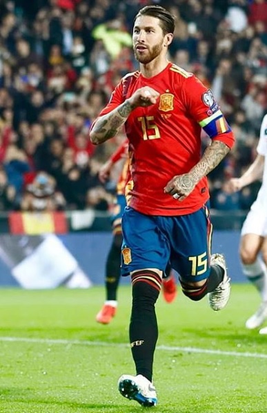 Sergio Ramos, capitán de España (Instagram: @sergioramos)