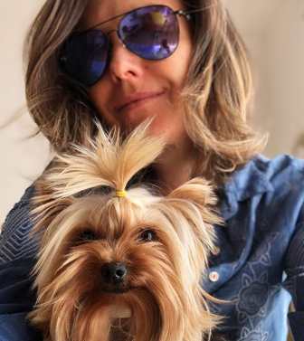 La actriz y empresaria tenía un vínculo muy especial con su mascota (Instagram).
