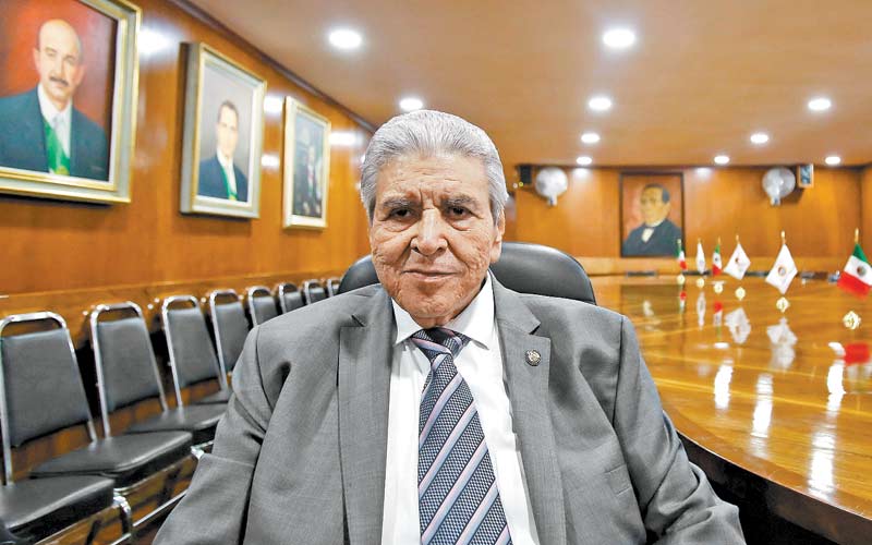 Carlos Aceves del Olmo: Cumplí mi sueño de ser dirigente de la CTM. (Foto: Javier Ríos)