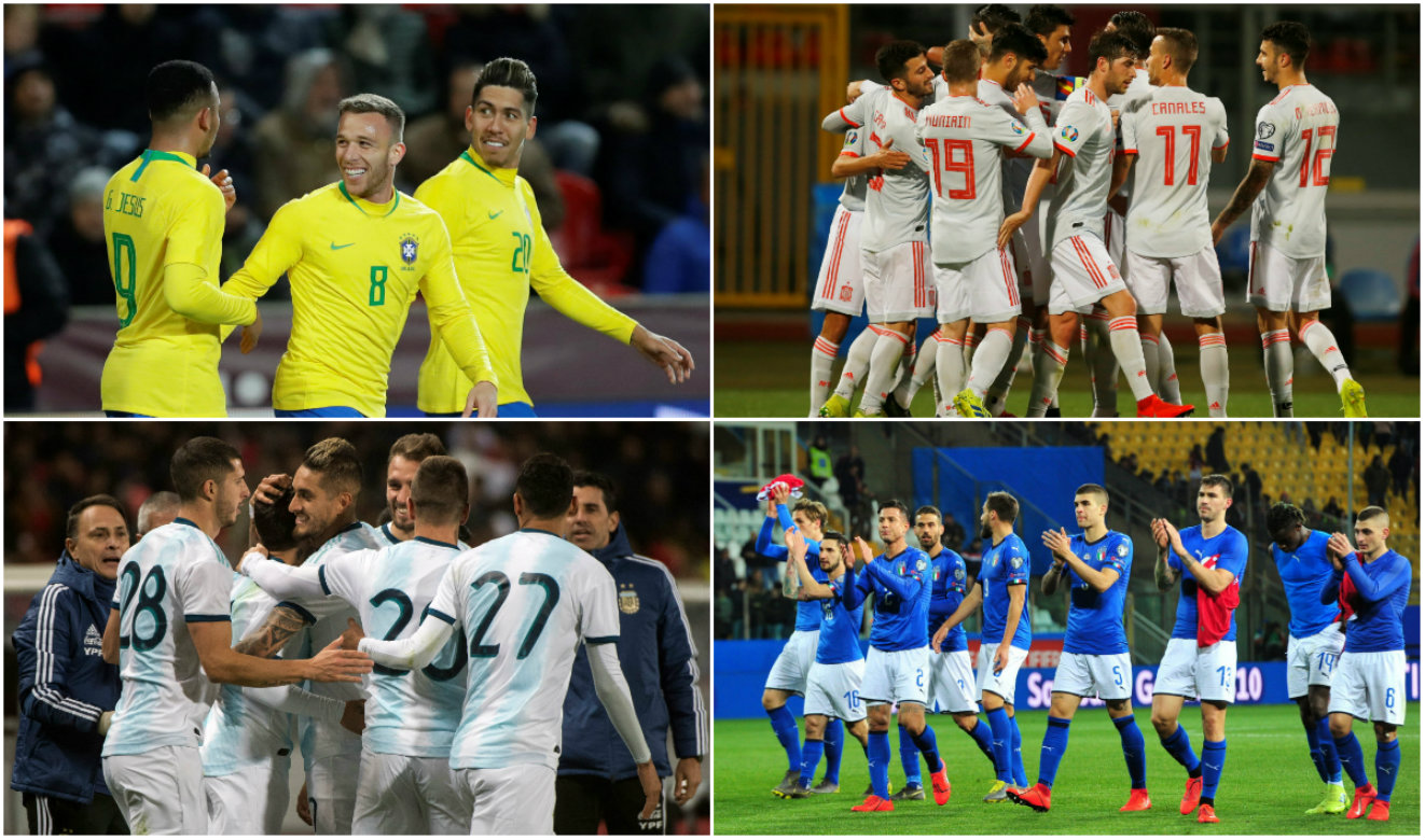 Resultados del martes 26 de marzo en la Fecha FIFA (Reuters/AFP)