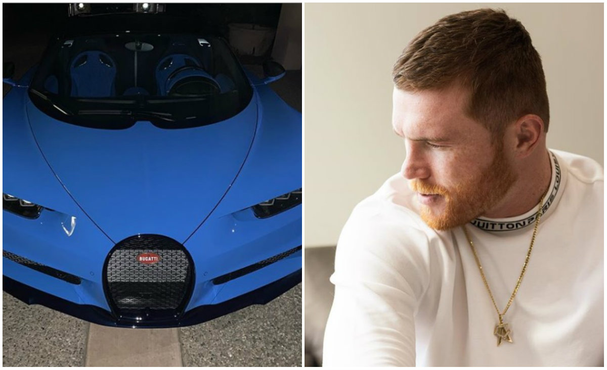 Bugatti Chiron, el nuevo vehículo de Canelo (Instagram)