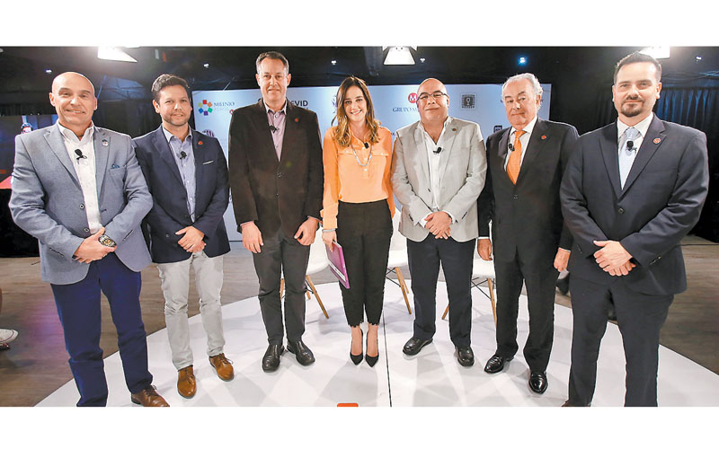 Encuentro realizado en las instalaciones de Grupo MILENIO, en CdMx. (Juan Carlos Bautista)