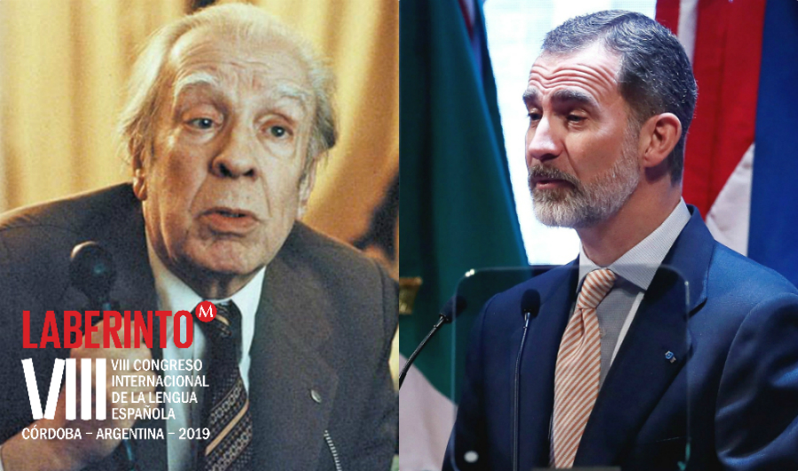 El monarca español, Felipe VI, cometió un error al llamar "José" al escritor Jorge Luis Borges.
