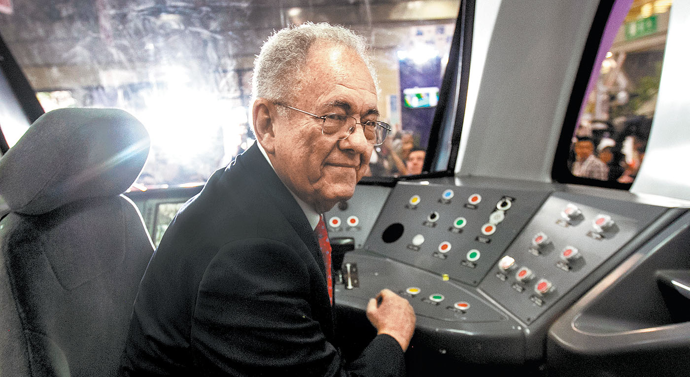 El secretario de Comunicaciones y Transportes inauguró Expo Rail. (Jessica Espinosa/Notimex)