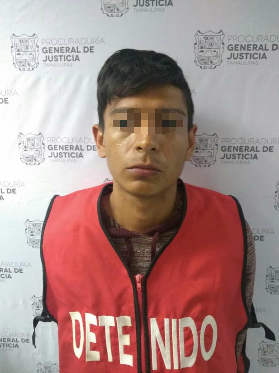 Luis Abraham N, acusado de robo con violencia.