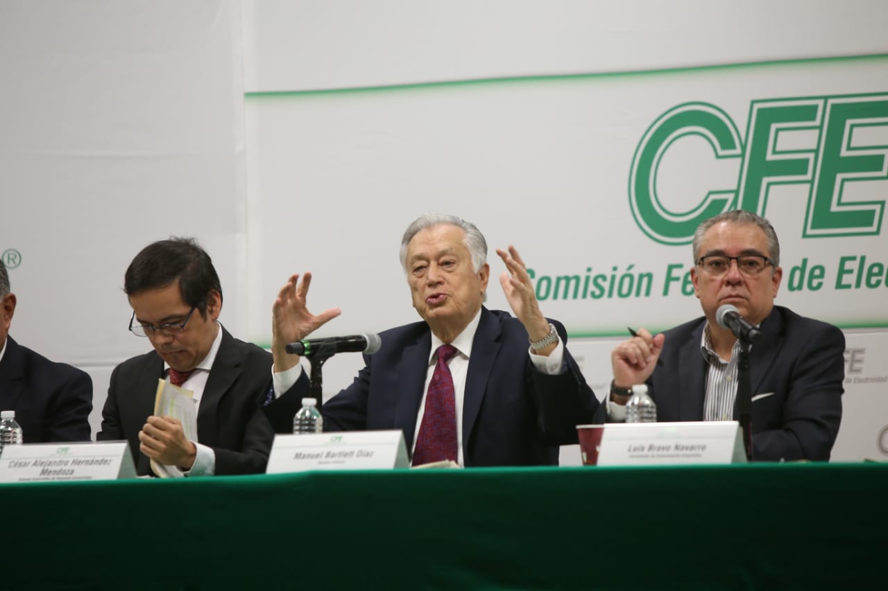 Manuel Bartlett, director general de la Comisión Federal de Electricidad (CFE) / Juan Carlos Bautista