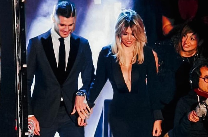 Mauro Icardi con su esposa Wanda Nara (Instagram: Wanda Nara)