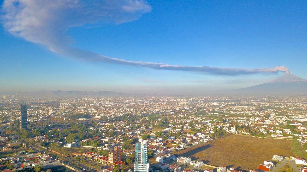 Volcán Popocatépetl (Twitter/@PC_Estatal)