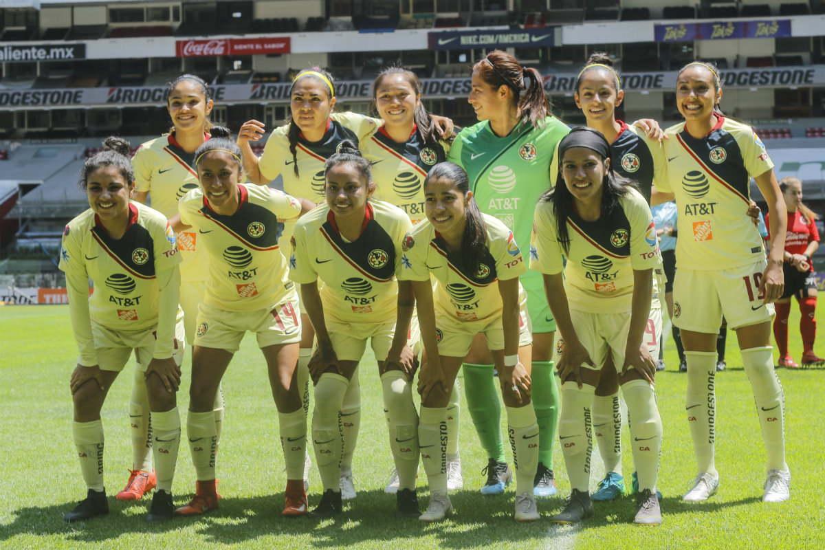 América Femenil durante la Jornada 14 (Imago7)