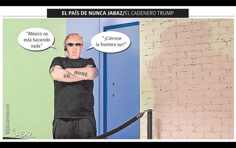 El cadenero Trump